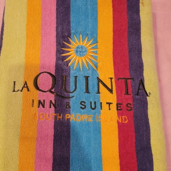 Beach Towel Rainbow Stripe South Padre Island Texas Resort Big 68 in x 31 in - Picture 10 of 11